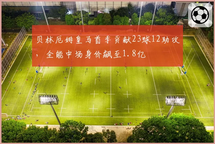 贝林厄姆皇马首季贡献23球12助攻,全能中场身价飙至1.8亿